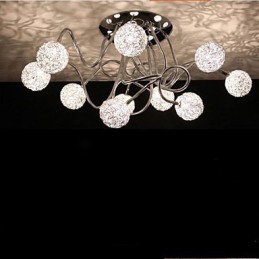 Einfache Eisen Decke Runde Eisen Kreative lampe lampe Aluminium Draht lampe