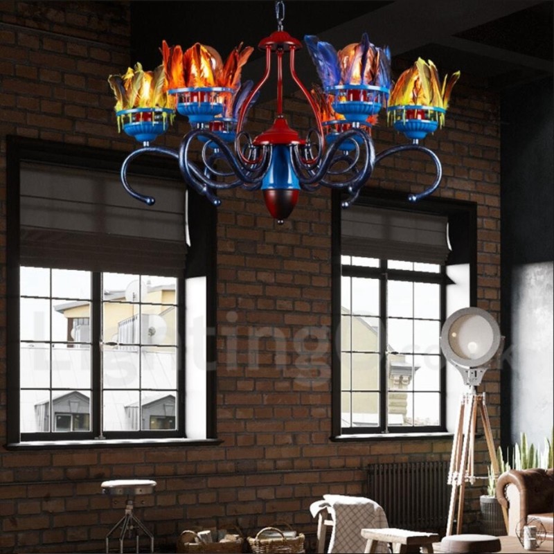 Retro Steel Lighting Store Pendelleuchte Kronleuchter