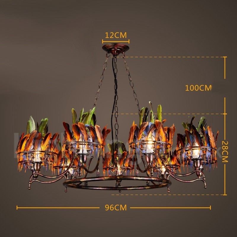 Retro Steel Lighting Store Pendelleuchte Kronleuchter
