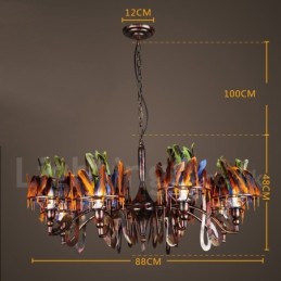 Retro Steel Lighting Store Pendelleuchte Kronleuchter