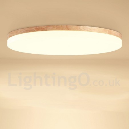 Nordische runde Deckenlampe, einfache, moderne Massivholzlampe, ultradünne Deckenlampe Nordische runde Deckenlampe, einfache, moderne Massivholzlampe, ultradünne Deckenlampe