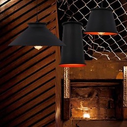 Kronleuchter im Mini-Stil, modernes zeitgenössisches Metall, 3-flammige Pendelleuchte