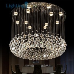 Kristall Kronleuchter Moderne Vogel Nest Luxus Duplex Decke Lampe