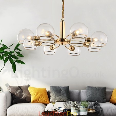 8 Lichter nordischer postmoderner kreativer magischer Glasbohnen-Kronleuchter 8 Lichter nordischer postmoderner kreativer magischer Glasbohnen-Kronleuchter