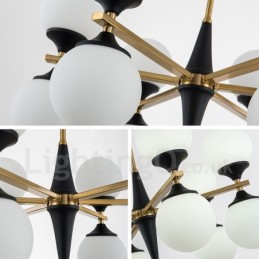 Nordic 12 Glühbirne Beleuchtung Kronleuchter Lichter Magic Bean Lampe Kreative Lampen