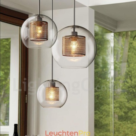 Moderne minimalistische nordische Stil Dekoration Café Glaskugel Einzelkopf Pendelleuchte Moderne minimalistische nordische Stil Dekoration Café Glaskugel Einzelkopf Pendelleuchte