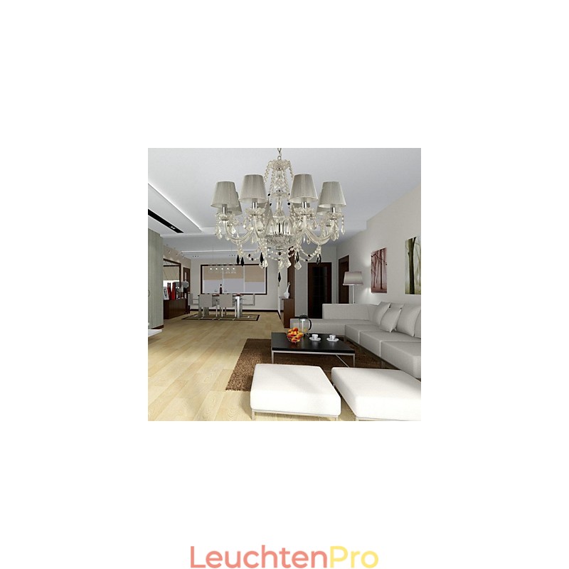 Kronleuchter Kristall Luxus Modern 1 Ebenen Wohnzimmer 6 Lichter