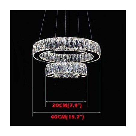 Crystal Chandelier Lights Modern Lighting Two Rings D2040 K9 Large Crystal Home Ceiling Light Fixtures Crystal Chandelier Lights Modern Lighting Two Rings D2040 K9 Large Crystal Home Ceiling Light Fixtures