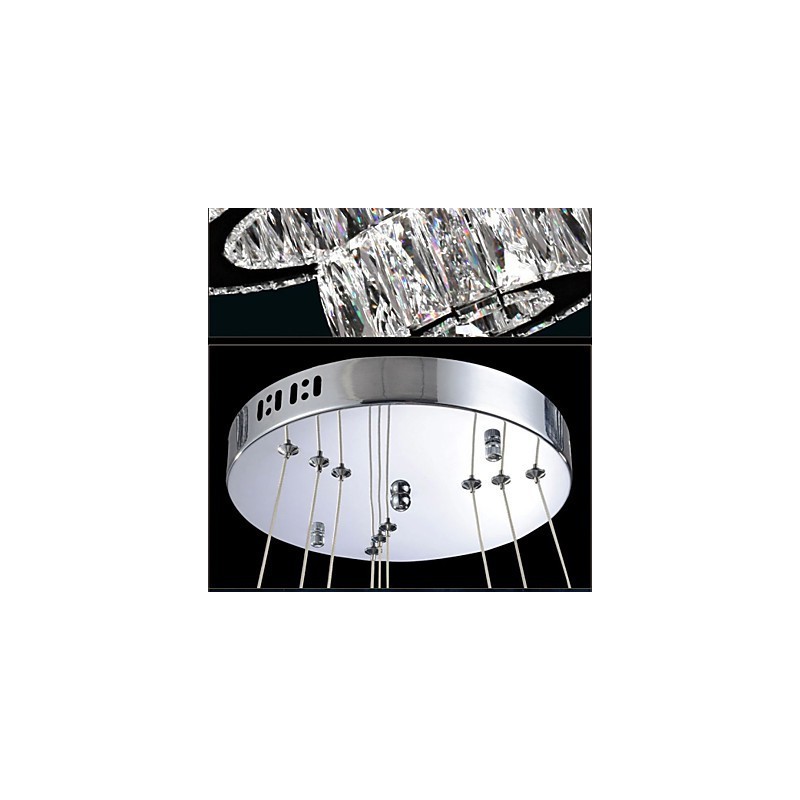 Crystal Chandelier Lights Modern Lighting Two Rings D2040 K9 Large Crystal Home Ceiling Light Fixtures