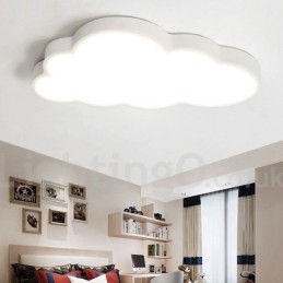 Ultradünne, dimmbare, moderne Deckenleuchten im zeitgenössischen nordischen Stil mit Acrylschirm und Fernbedienung, können auch als Wandleuchte verwendet werden.