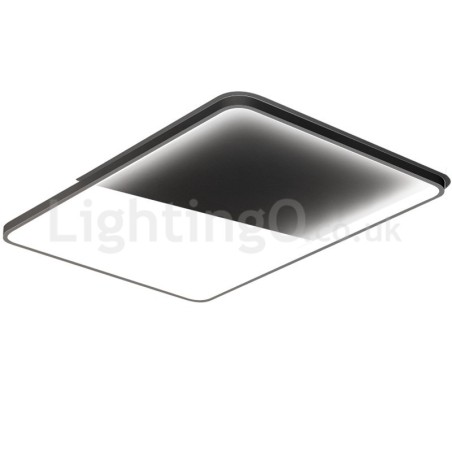 Moderne, minimalistische, ultradünne, 5 cm große, rechteckige Deckenleuchten aus Aluminium Moderne, minimalistische, ultradünne, 5 cm große, rechteckige Deckenleuchten aus Aluminium