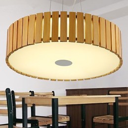 Kronleuchter Mini Stil Laterne Holz Bambus