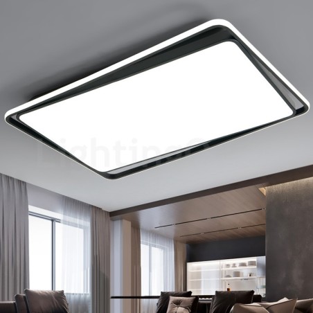 Moderne Mode Schwarz Weiß Rechteck Unterputz Deckenleuchte Moderne Mode Schwarz Weiß Rechteck Unterputz Deckenleuchte