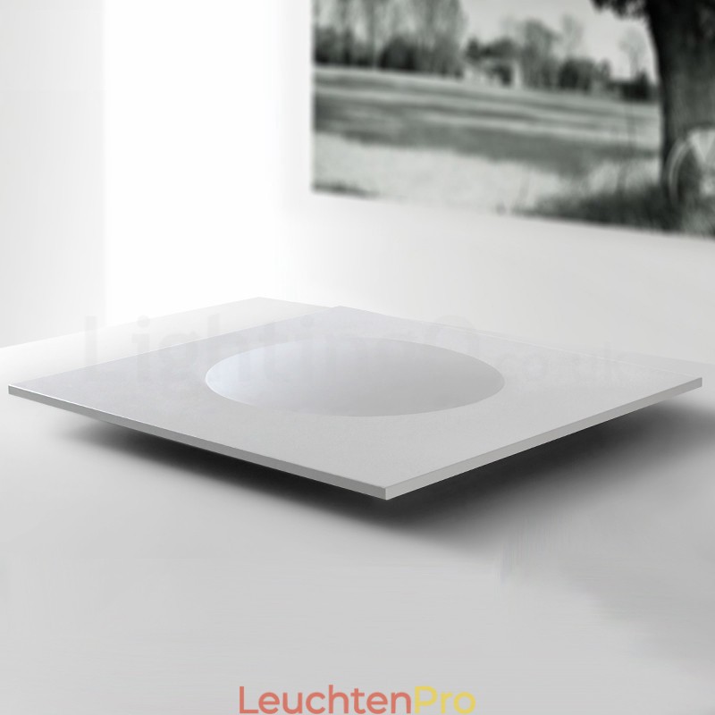 Moderne, stilvolle, dünne, quadratische Deckenleuchte