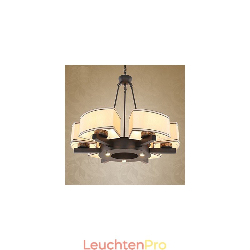 Der Kronleuchter im chinesischen Stil, Eisen-Kupfer-Imitation, Luftlampen