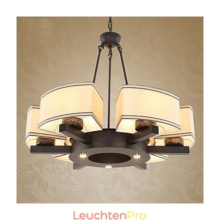 Der Kronleuchter im chinesischen Stil, Eisen-Kupfer-Imitation, Luftlampen