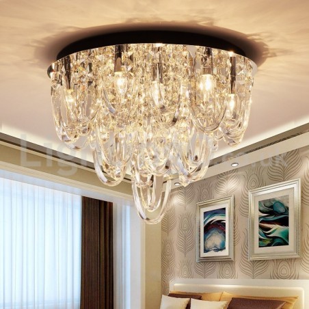 Luxus Kristall Unterputz Deckenleuchte Post Moderne Lampe Luxus Kristall Unterputz Deckenleuchte Post Moderne Lampe