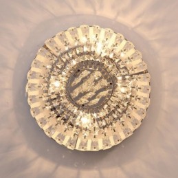 Zeitgenössische, exquisite, runde Deckenleuchten aus Kristallglas