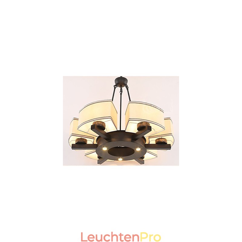 Der Kronleuchter im chinesischen Stil, Eisen-Kupfer-Imitation, Luftlampen