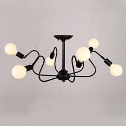 Loft Amerikanischen Vintage Decke Licht Mode Lichter Lichter Eisen Decke Lampe