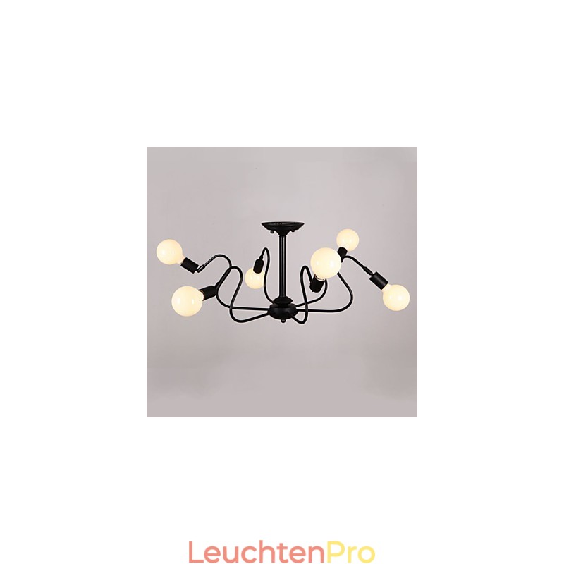 Loft Amerikanischen Vintage Decke Licht Mode Lichter Lichter Eisen Decke Lampe