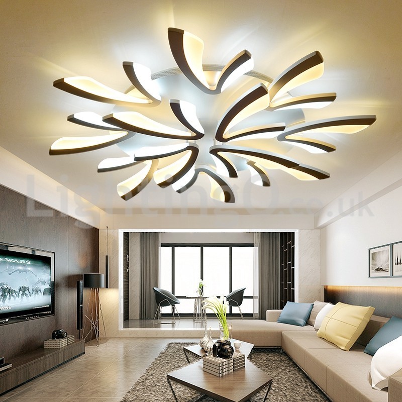 Neueste 12 Lichter Elegante Moderne Unterputz Deckenleuchten