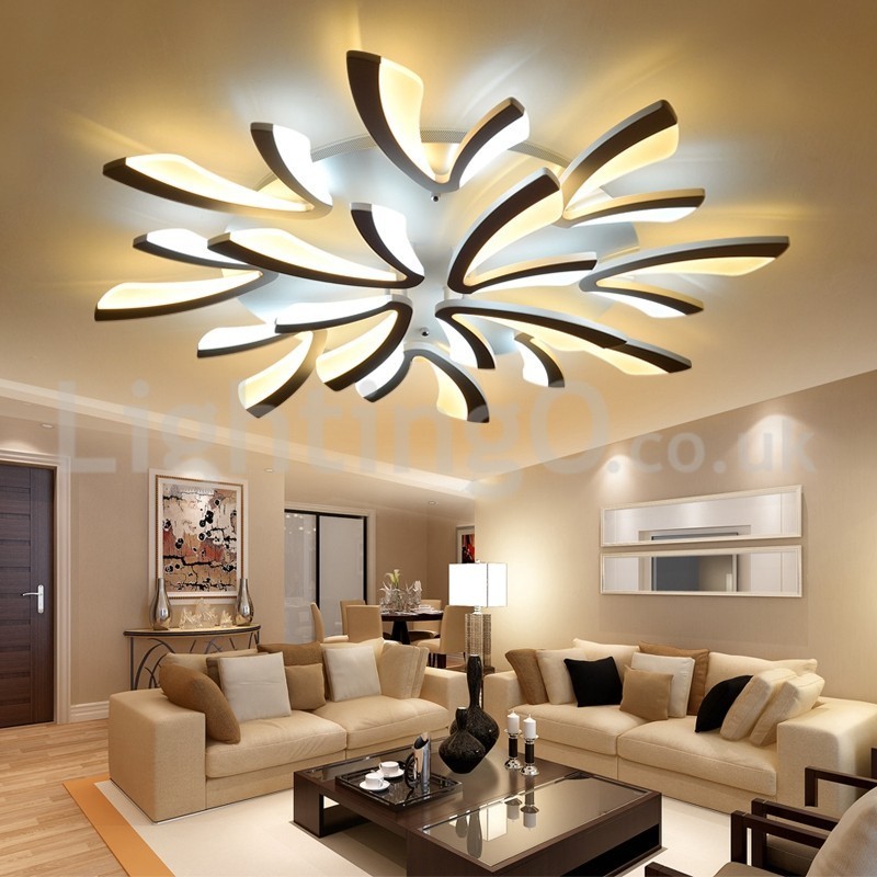 Neueste 12 Lichter Elegante Moderne Unterputz Deckenleuchten