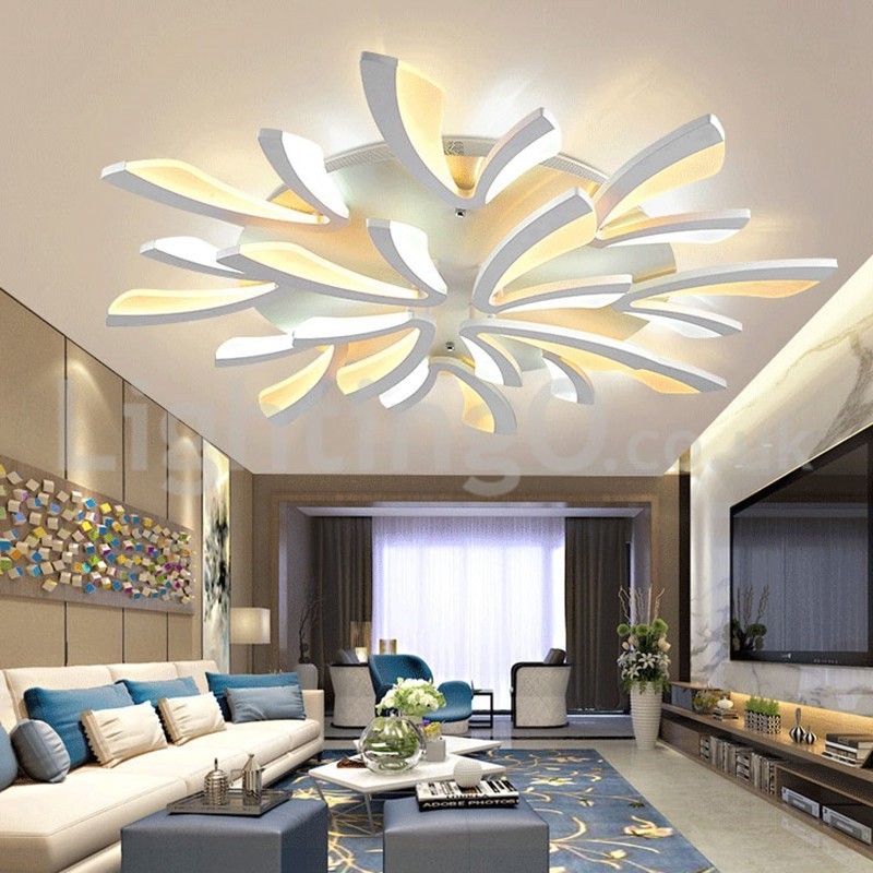 Neueste 12 Lichter Elegante Moderne Unterputz Deckenleuchten