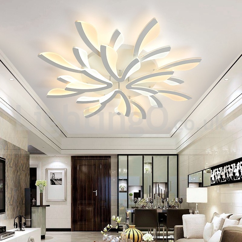 Neueste 12 Lichter Elegante Moderne Unterputz Deckenleuchten