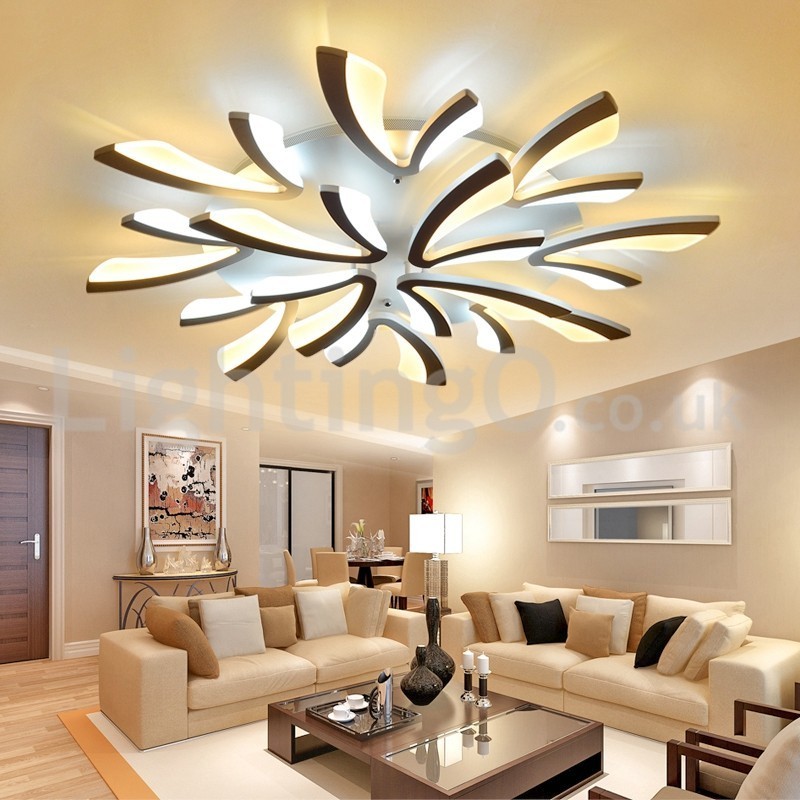 Neueste 12 Lichter Elegante Moderne Unterputz Deckenleuchten