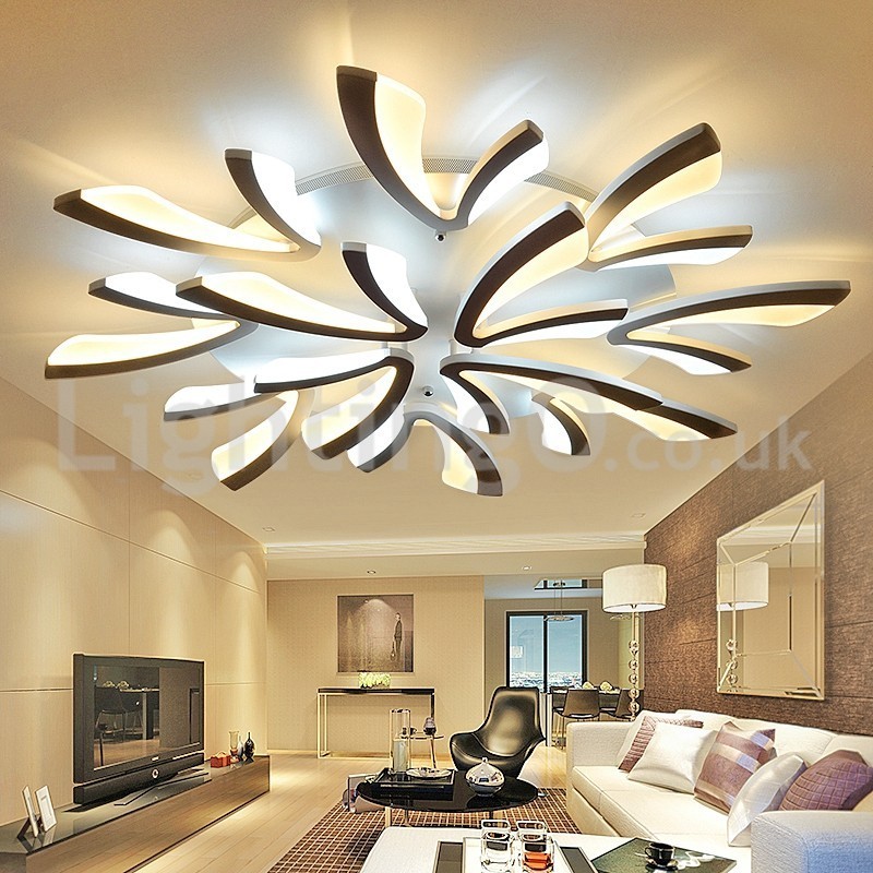 Neueste 12 Lichter Elegante Moderne Unterputz Deckenleuchten