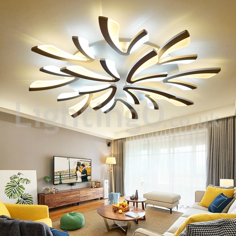 Neueste 12 Lichter Elegante Moderne Unterputz Deckenleuchten