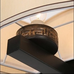 Der Kronleuchter im chinesischen Stil, Eisen-Kupfer-Imitation, Luftlampen