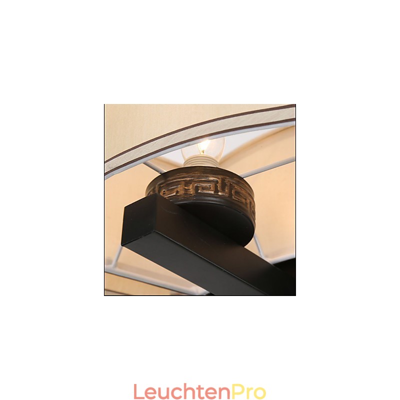 Der Kronleuchter im chinesischen Stil, Eisen-Kupfer-Imitation, Luftlampen