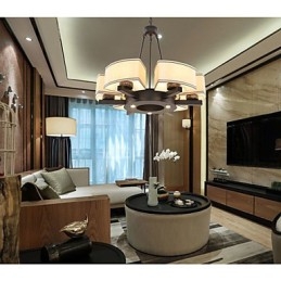 Der Kronleuchter im chinesischen Stil, Eisen-Kupfer-Imitation, Luftlampen