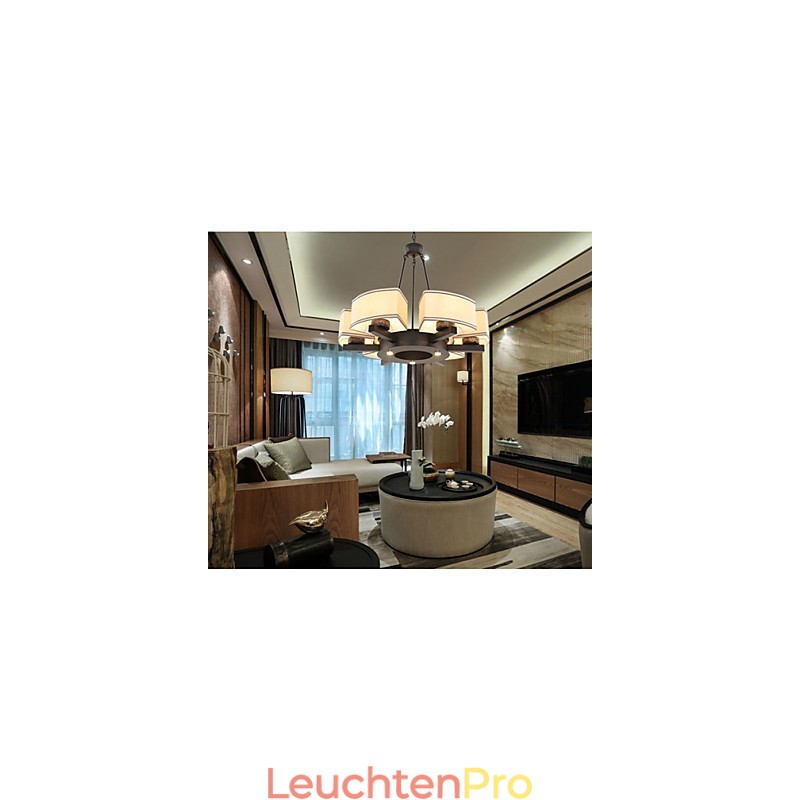 Der Kronleuchter im chinesischen Stil, Eisen-Kupfer-Imitation, Luftlampen