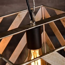 Retro Eisenlampe Moderner minimalistischer Kronleuchter im Industriestil