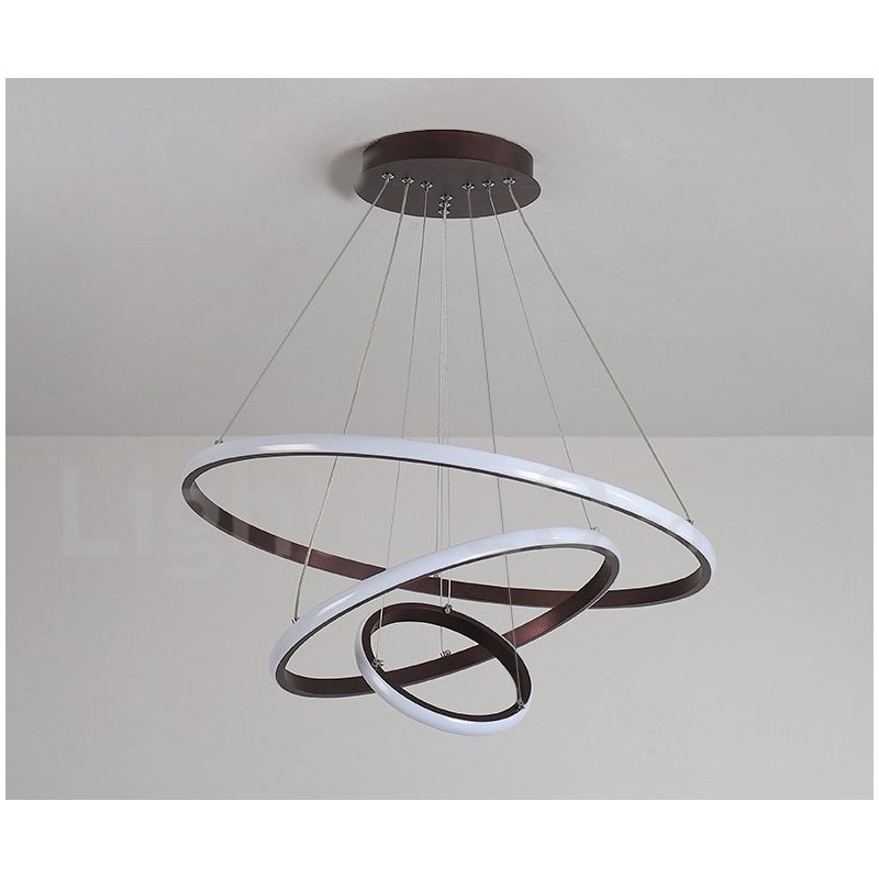 Dimmbare Pendelleuchte mit Fernbedienung im modernen Design der Kreise