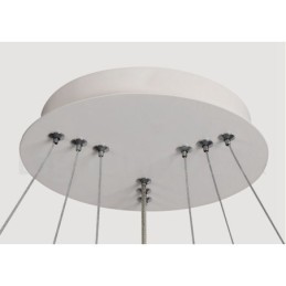 Dimmbare Pendelleuchte mit Fernbedienung im modernen Design der Kreise