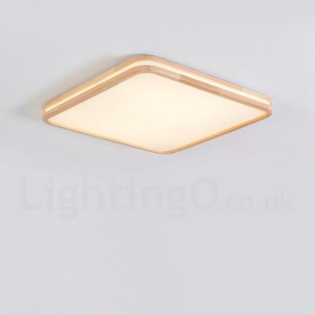 Ultradünne runde quadratische rechteckige Holzdeckenlampe Massivholz Acrylschirm Deckenlampe nordischer Stil Ultradünne runde quadratische rechteckige Holzdeckenlampe Massivholz Acrylschirm Deckenlampe nordischer Stil