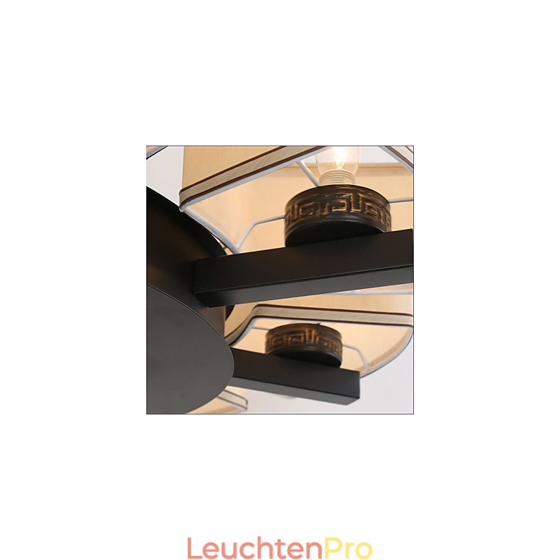 Der Kronleuchter im chinesischen Stil, Eisen-Kupfer-Imitation, Luftlampen