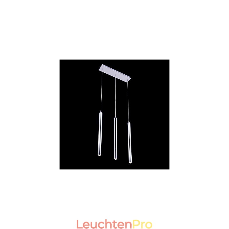 Kronleuchter, moderne zeitgenössische Metall-Pendelleuchte mit 3 Lichtern