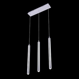 Kronleuchter, moderne zeitgenössische Metall-Pendelleuchte mit 3 Lichtern