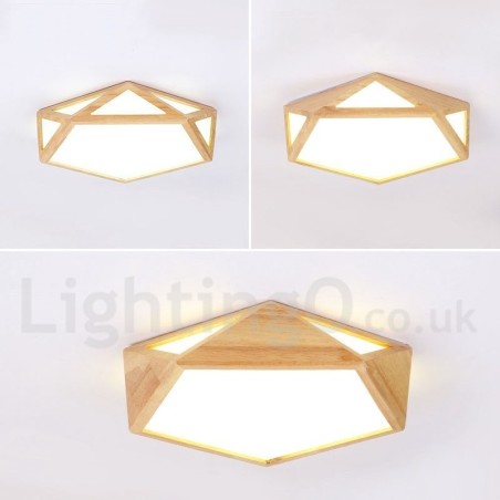 Dimmbare Multi Styles Holz Deckenleuchte mit Acrylschirm Deckenlampe Nordischer Stil Dimmbare Multi Styles Holz Deckenleuchte mit Acrylschirm Deckenlampe Nordischer Stil