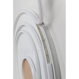 Dimmbare weiße Ringe Holz Deckenleuchte Ultradünne Deckenlampe Kann Auch Als Wandleuchte Verwendet Werden