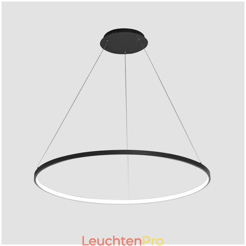 Dimmbare 63W 100CM Durchmesser Pendelleuchte Modernes Design Ring