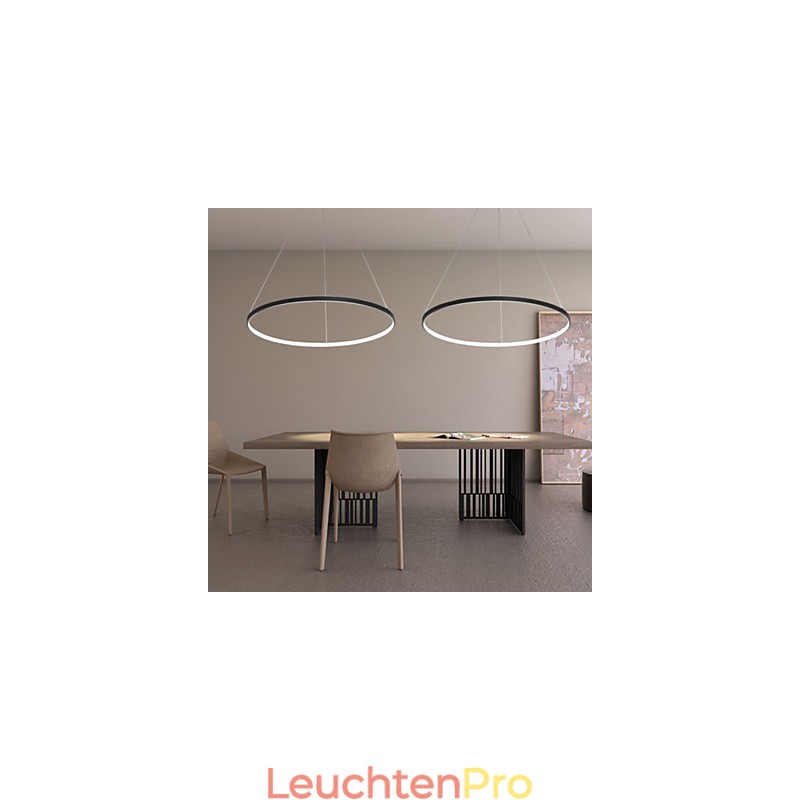 Dimmbare 63W 100CM Durchmesser Pendelleuchte Modernes Design Ring