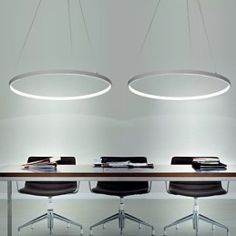 Dimmbare 63W 100CM Durchmesser Pendelleuchte Modernes Design Ring