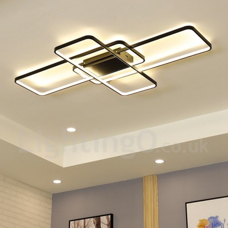 Moderne Deckenleuchte mit zeitgenössischer Aluminium-Malerei, bündige Wandleuchte mit Ferndimmer für Wohnzimmer, Schlafzimmer, kann auch als Wandleuchte verwendet werden Moderne Deckenleuchte mit zeitgenössischer Aluminium-Malerei, bündige Wandleuchte mit Ferndimmer für Wohnzimmer, Schlafzimmer, kann auch als Wandleuchte verwendet werden