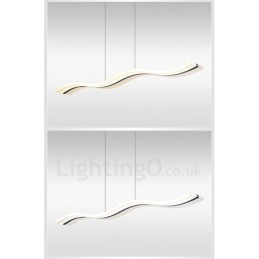 Dimmbare lineare Pendelleuchte mit Fernbedienung, modernes Design